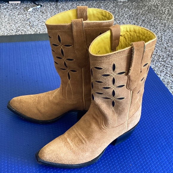 Planet Cowboy for Anthropologie Down and Dirty Pee Wee Boots 8 - Picture 7 of 12